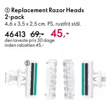 Oriflame Replacement razor heads 2-pack tilbud