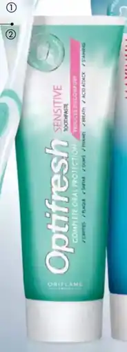 Oriflame Optifresh sensitive toothpaste tilbud