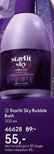 Oriflame Starlit sky bubble bath tilbud