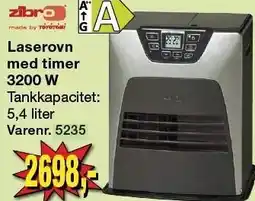 Harald Nyborg ZIBRO Laserovn med timer 3200 W tilbud