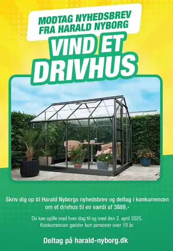 Harald Nyborg VIND ET DRIVHUS tilbud