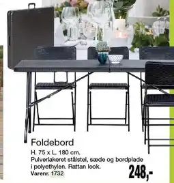 Harald Nyborg Foldebord tilbud