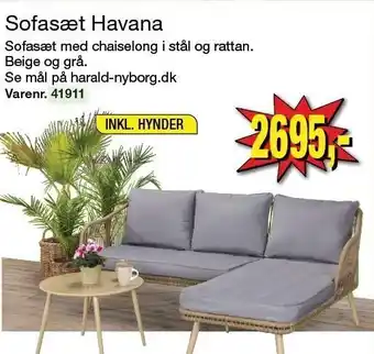 Harald Nyborg Sofasæt Havana tilbud