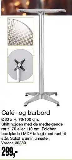 Harald Nyborg Café- og barbord tilbud