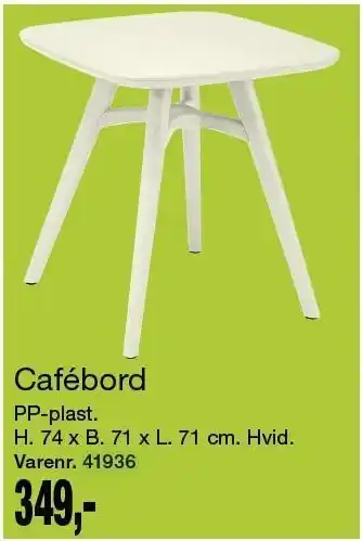 Harald Nyborg cafébord tilbud