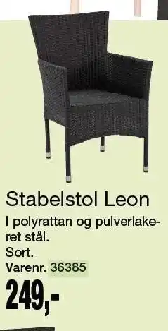 Harald Nyborg Stabelstol Leon tilbud