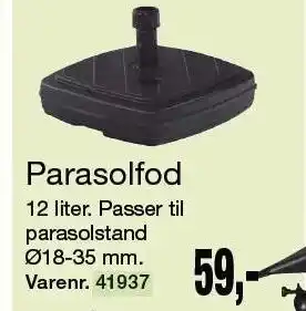 Harald Nyborg Parasolfod tilbud