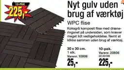 Harald Nyborg WPC flise tilbud
