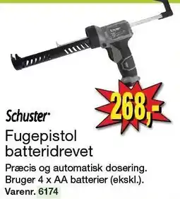 Harald Nyborg Fugepistol batteridrevet tilbud