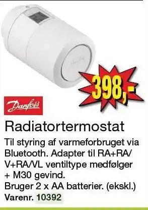 Harald Nyborg Radiatortermostat tilbud