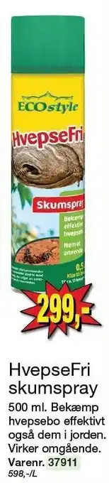 Harald Nyborg HvepseFri skumspray tilbud