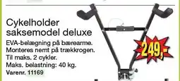 Harald Nyborg Cykelholder saksemodel deluxe tilbud