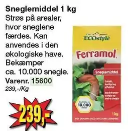 Harald Nyborg Sneglemiddel 1 kg tilbud