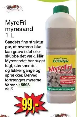 Harald Nyborg MyreFri myresand 1 L tilbud