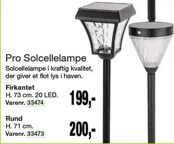 Harald Nyborg Pro Solcellelampe tilbud