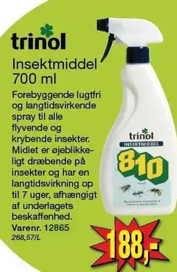 Harald Nyborg Insektmiddel 700 ml tilbud