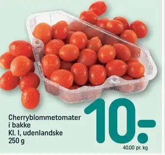 REMA 1000 Cherryblommetomater i bakke tilbud