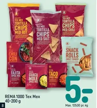 REMA 1000 REMA 1000 Tex Mex tilbud