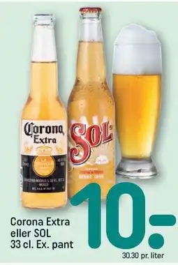 REMA 1000 Corona Extra eller SOL tilbud