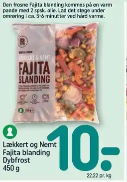 REMA 1000 Lækkert & Nemt Fajita blanding tilbud