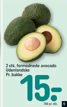 REMA 1000 2 stk. formodnede avocado tilbud