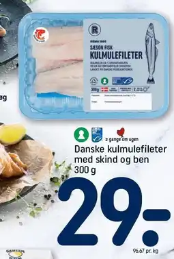 REMA 1000 Danske kulmulefileter med skind og ben tilbud