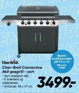 Bilka Char-Broil Convective 640 gasgrill - sort tilbud