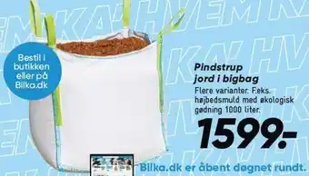 Bilka Pindstrup jord i bigbag tilbud