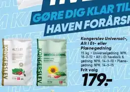 Bilka Kongerslev Universal-, Alt i Et- eller Plænegødning tilbud