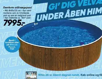 Bilka Denform stålvægspool tilbud