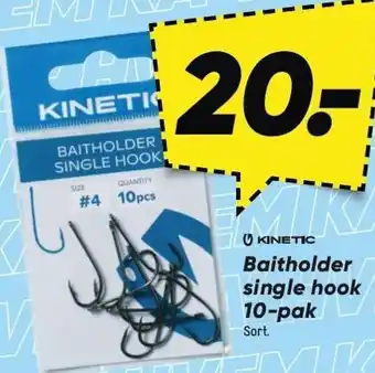 Bilka Baitholder single hook 10-pak tilbud