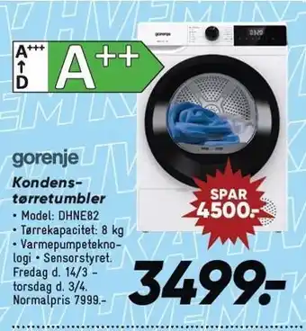 Bilka GORENJE Kondenstørretumbler tilbud