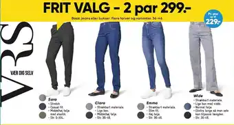 Bilka Frit valg 2 par tilbud