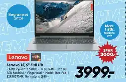 Bilka Lenovo 15,6'' Full HD tilbud