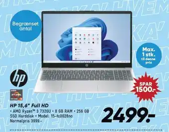 Bilka HP 15,6'' Full HD tilbud