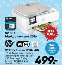 Bilka HP Envy inspire 7920e AIO tilbud