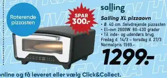 Bilka Salling XL pizzaovn tilbud