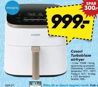 Bilka Cosori Turboblaze airfryer tilbud