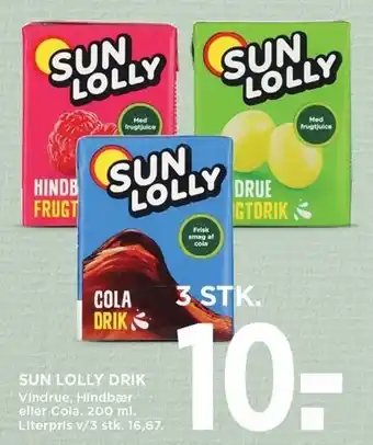 MENY SUN LOLLY DRIK tilbud