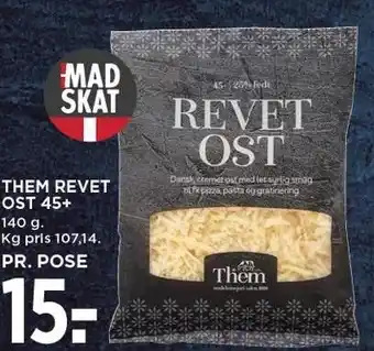 MENY THEM REVET OST 45+ tilbud