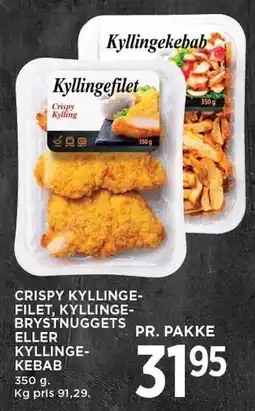 MENY CRISPY KYLLING ELLER KEBAB tilbud