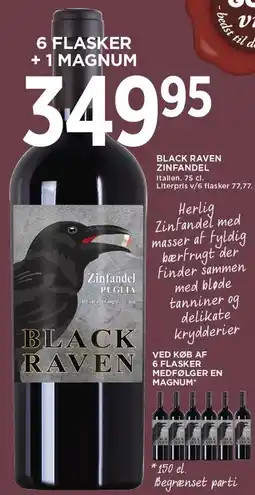 MENY BLACK RAVEN ZINFANDEL tilbud