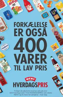 MENY FORKÆLELSE ER OGSÅ 400 VARER TIL LAV PRIS tilbud