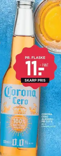 MENY CORONA CERO ELKOHOLFRI 0,0% tilbud