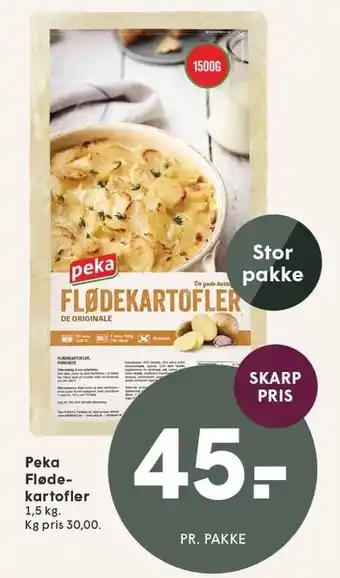 SPAR Peka Flødekartofler tilbud