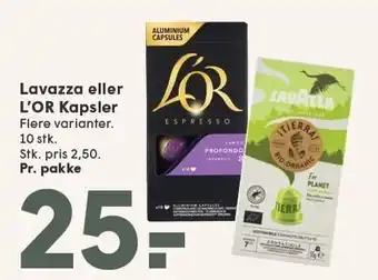 SPAR Lavazza eller L'OR Kapsler tilbud