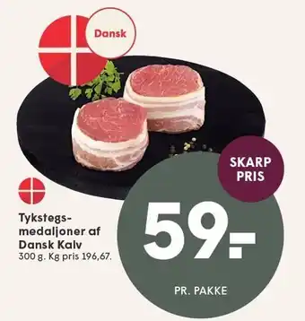 SPAR Tykstegsmedaljoner af Dansk Kalv tilbud