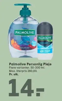 SPAR Palmolive Personlig Pleje tilbud