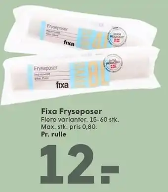 SPAR Fixa Fryseposer tilbud