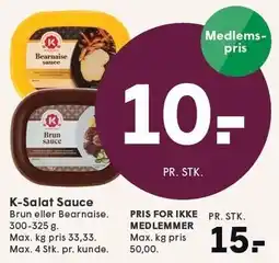 SPAR K-Salat Sauce tilbud